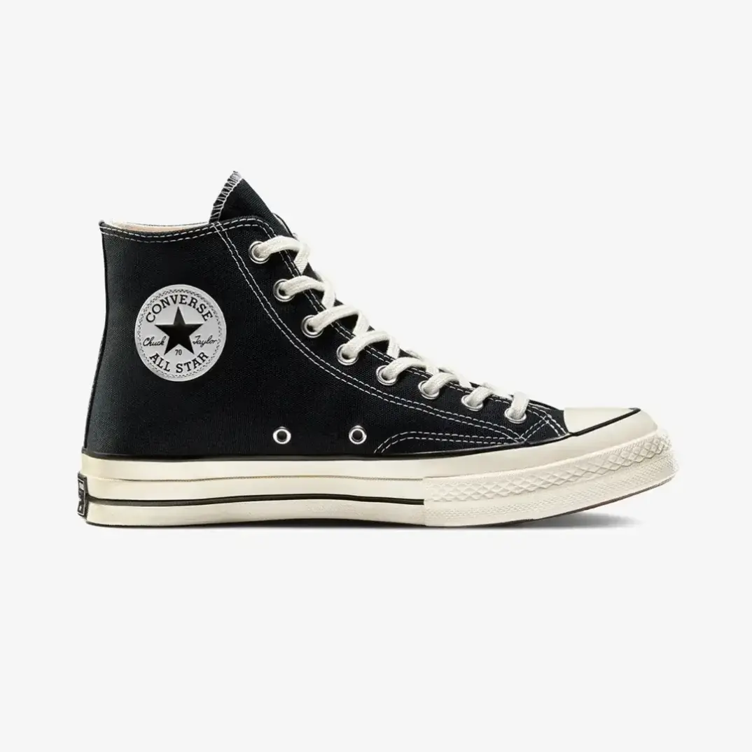Chuck 70 Hi Unisex Sneaker Siyah - 1