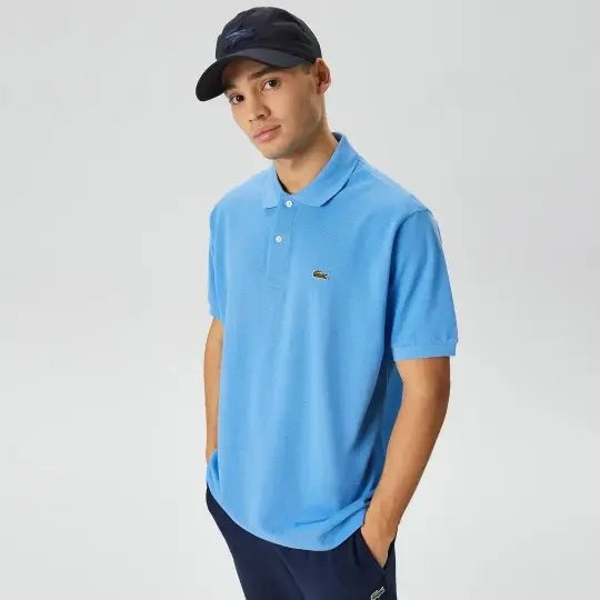 Classic Fit L1212 Polo Açık Mavi