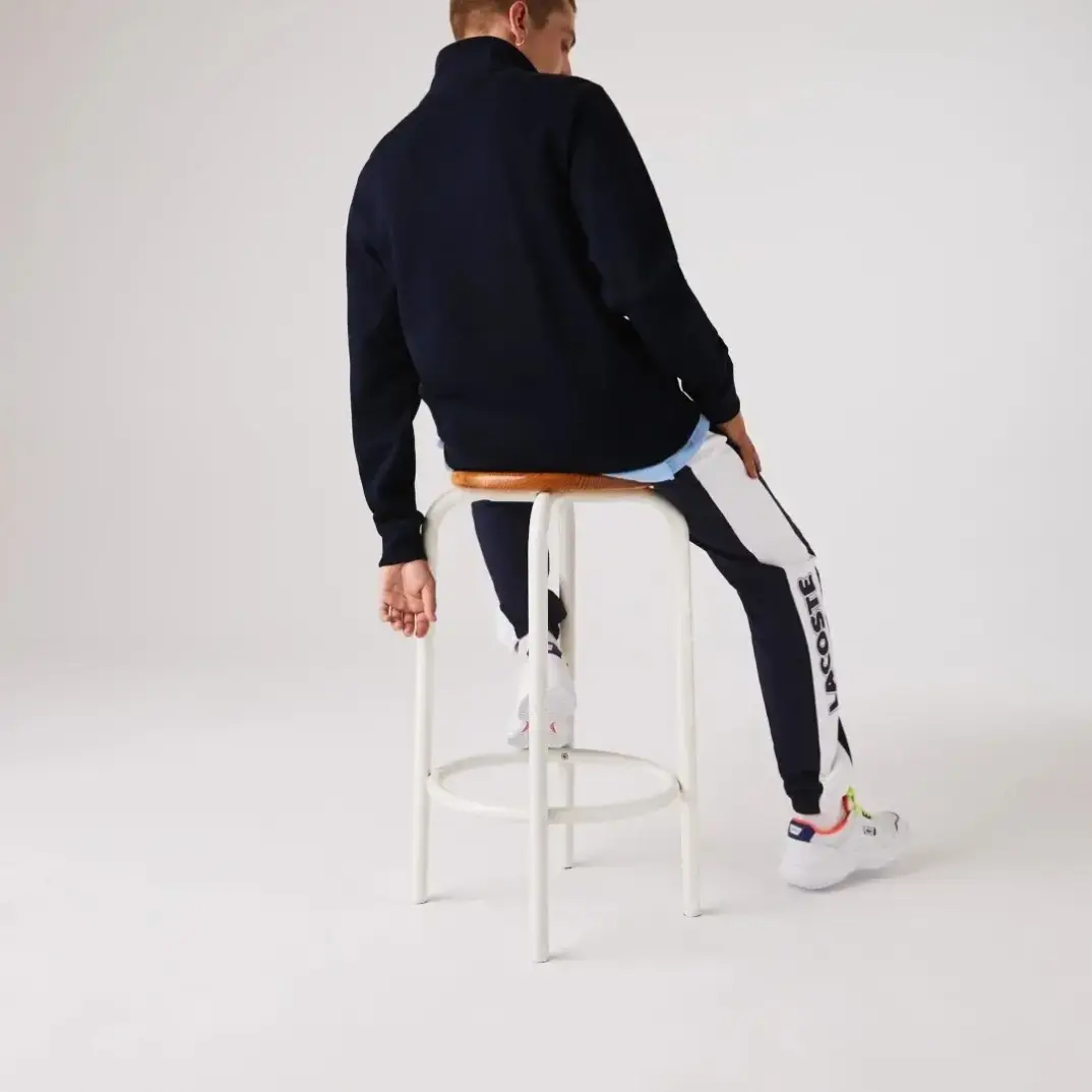 Classic Fit Yarım Fermuarlı Sweatshirt Lacivert - 3