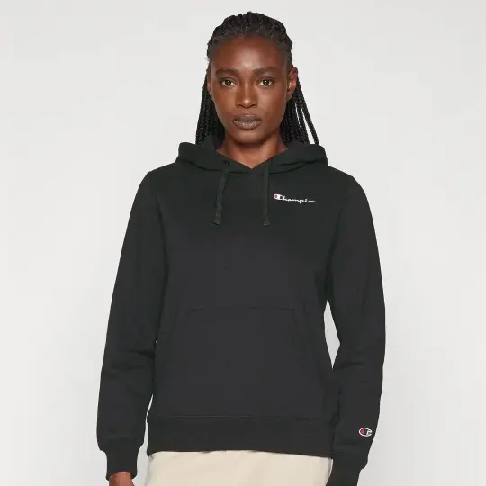 Eco Organic Cotton Kadın Hoodie Siyah