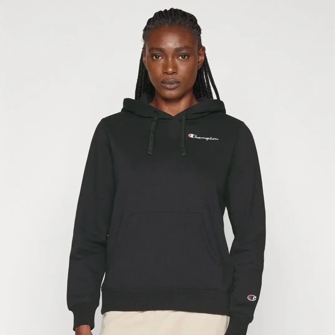 Eco Organic Cotton Kadın Hoodie Siyah - 1