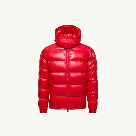 Maya Hooded Short Down Kırmızı Mont - 2