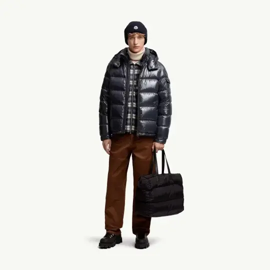 Maya Hooded Short Down Lacivert Mont