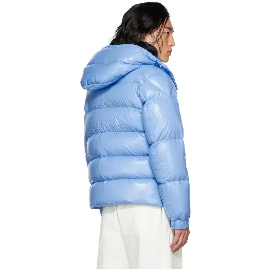 Maya Hooded Short Down Mavi Mont - 4