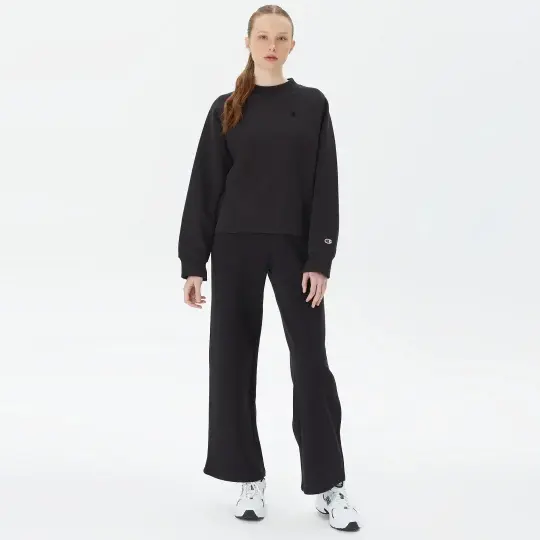 Powerblend Fleece Crew, C Logo Kadın Sweatshirt - 3