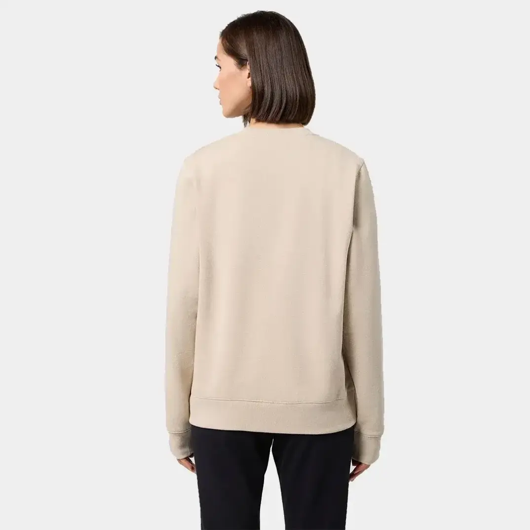 Powerblend Fleece Crew, C Logo Kadın Sweatshirt Kahverengi - 2