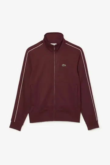 Regular Fit Fermuarlı Sweatshirt Kırmızı