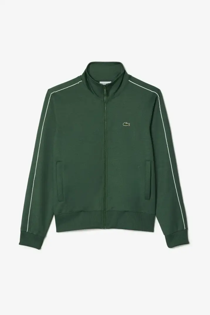 Regular Fit Fermuarlı Sweatshirt Yeşil - 1