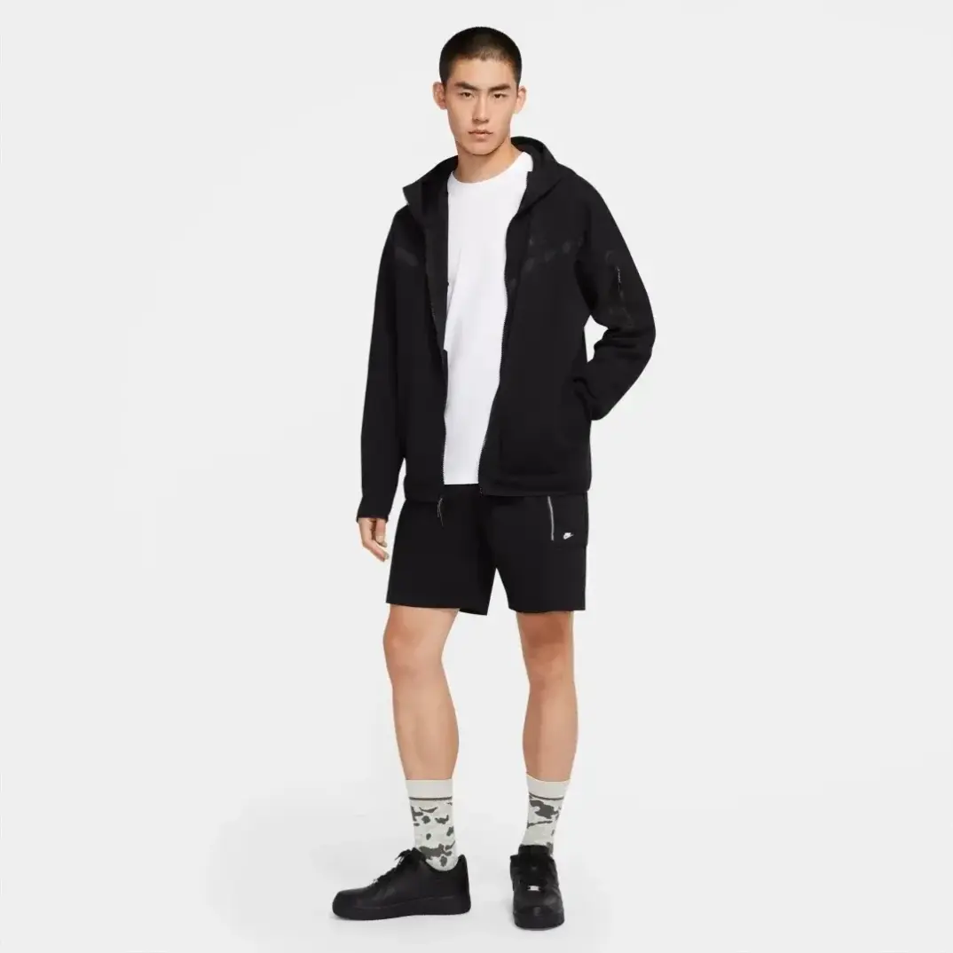 Tech Fleece Full Zip Hoodie Siyah - 3