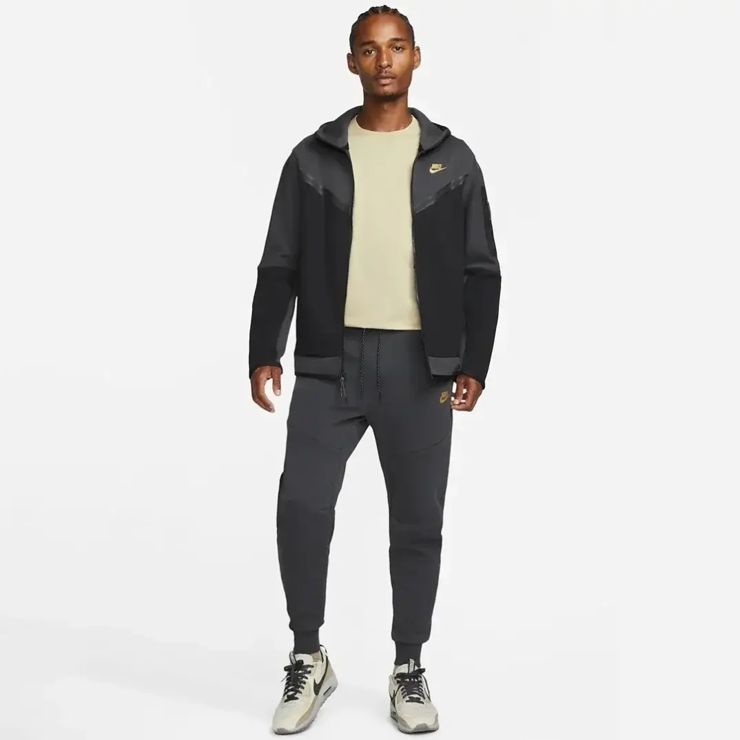 Tech Fleece Joggers Siyah  Antrasit  Gold - 2