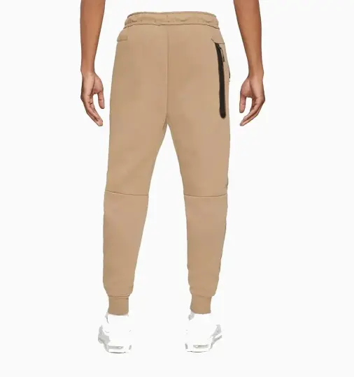 Tech Fleece Kapüşonlu Üst ve Eşofman Altı BrownWhite Set - 2