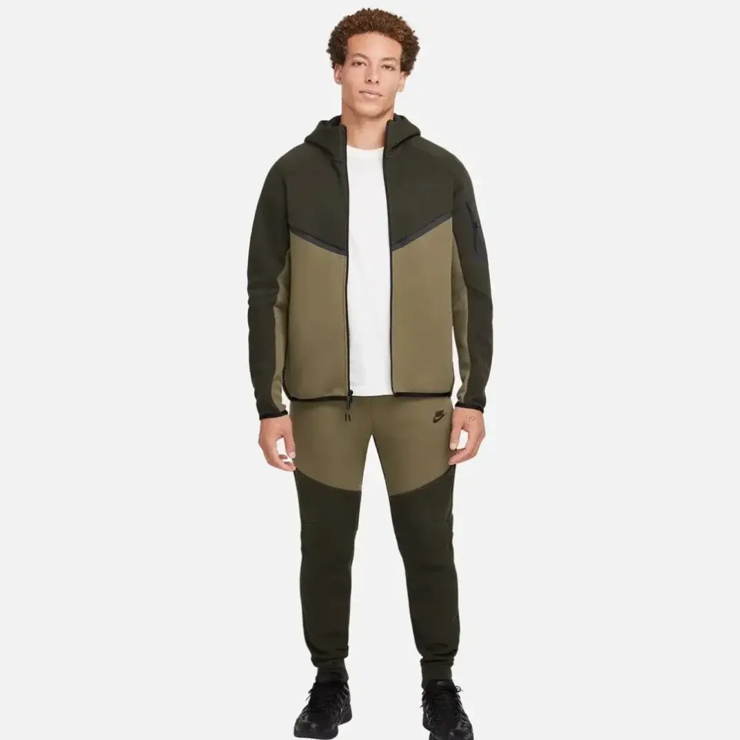 Tech Full-Zip Windrunner Hoodie SequoiaMedium OliveBlack - 3