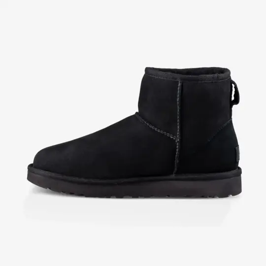 UGG Classic Mini II Kadın Siyah Bot - 3