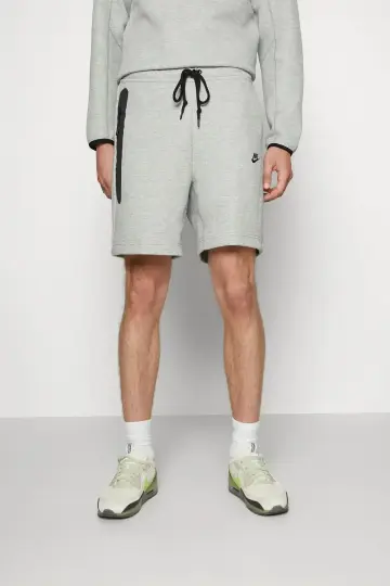 Yeni Tech Fleece Şort Gri - 4